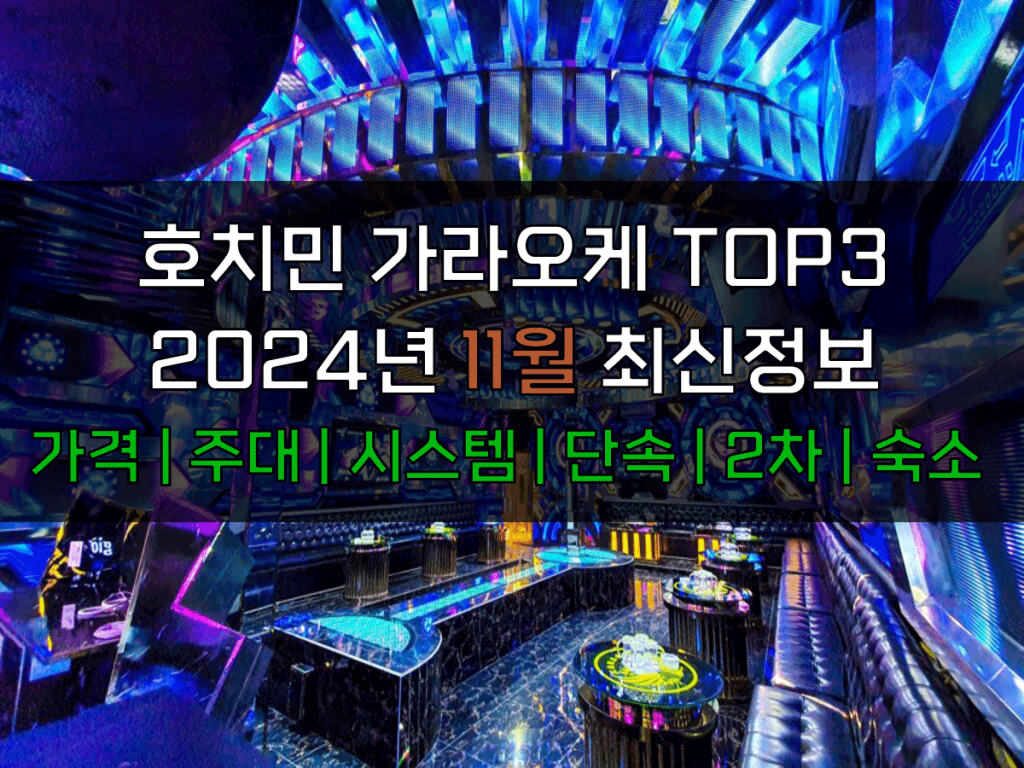 2024년 11월 호치민 가라오케